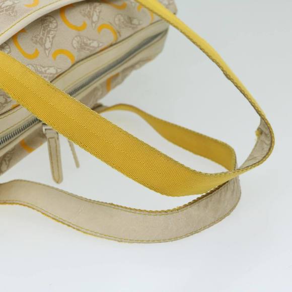 CELINE C Macadam Canvas Tote Bag Beige Auth 67827 - Picture 8 of 16